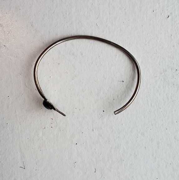 Avrocomy sterling silver and turquoise sun cuff - Picture 3 of 6